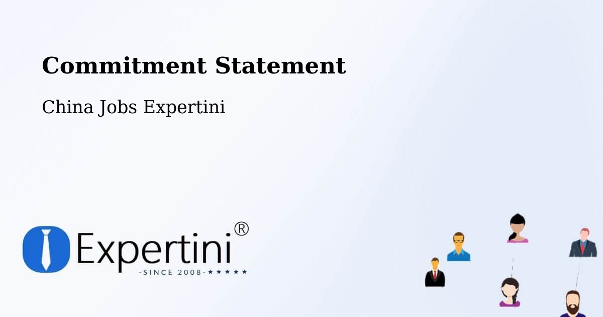 Corporate Commitment – Quanzhou - China Jobs Expertini